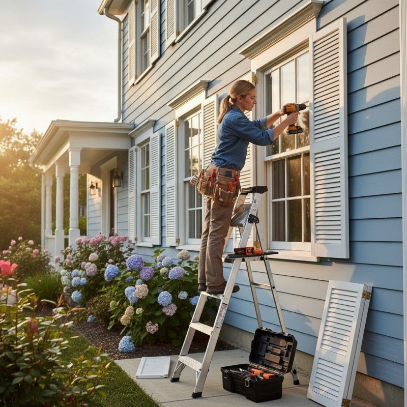 Shutter Latch Replacement in Alpharetta, GA