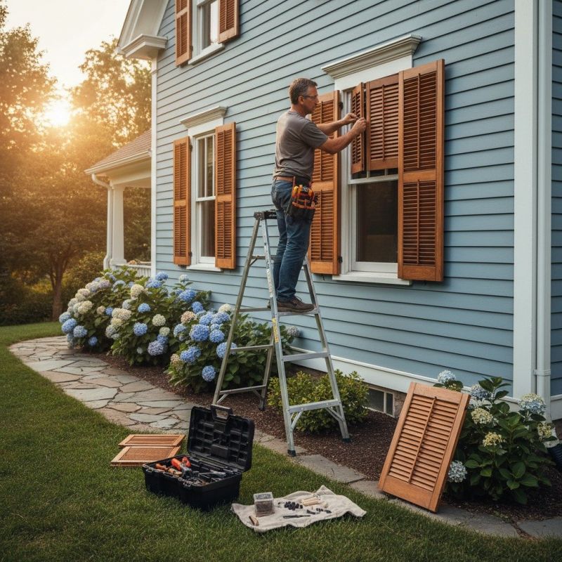 Shutter Reattachment in Arvada, CO